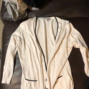 Small white cardigan